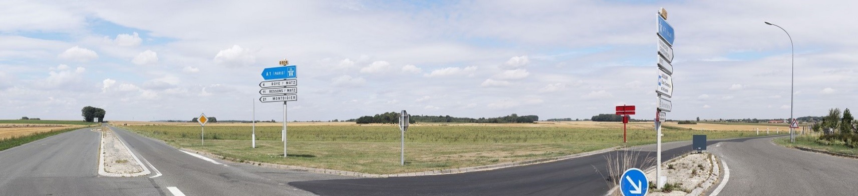 Photomontage du projet de parc éolien de Canny sur Matz